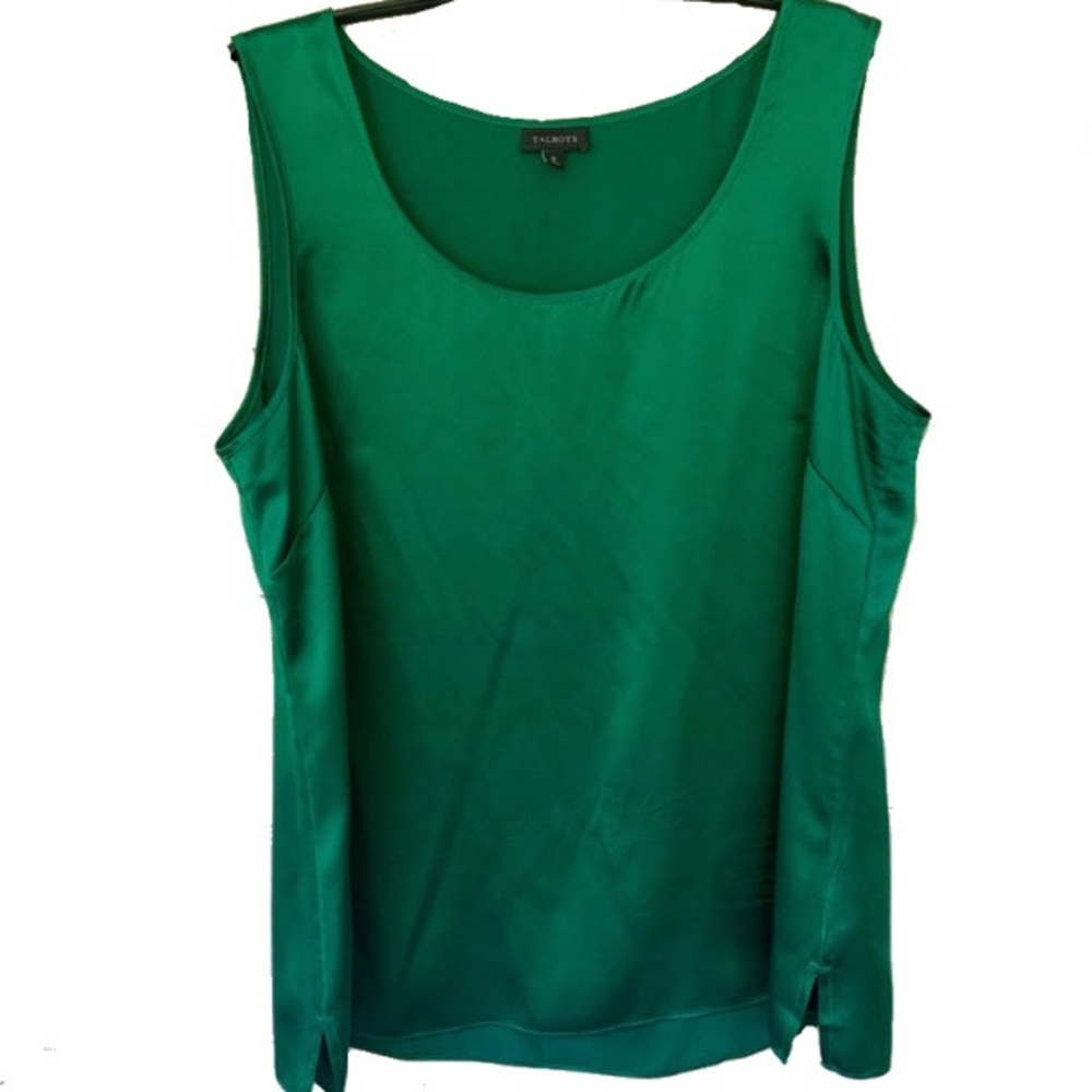 100% silk top from Talbots